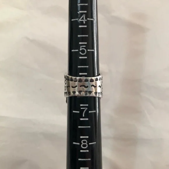 Silpada Sterling Silver Coin Pearl ChaCha Ring R1902 - Picture 3 of 7